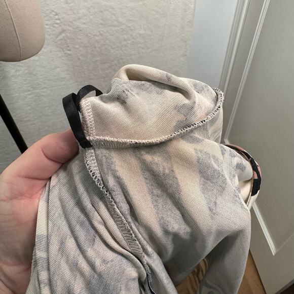 Vintage Diane Von Furstenberg Justin Wrap Dress Cream Silk Preppy Work Size 8 - Picture 9 of 12